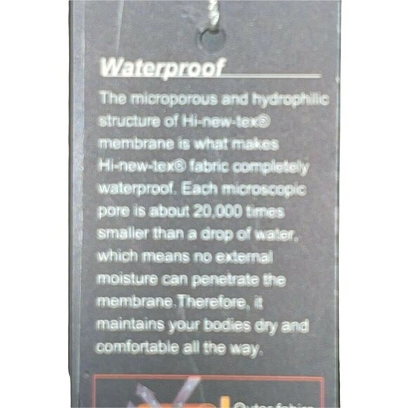 NEW! Monterey Club Fellowship Golf Open Blue Waterproof Windbreaker Jacket Large - Picture 8 of 9